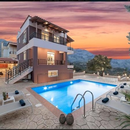 Villa Kermes Heated Pool Kournas Exterior photo