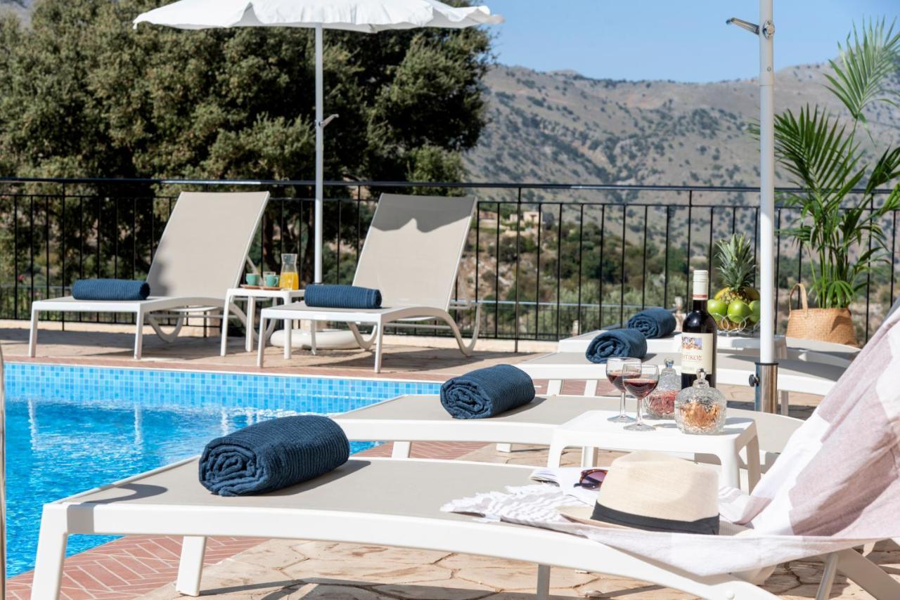 Villa Kermes Heated Pool Kournas Exterior photo